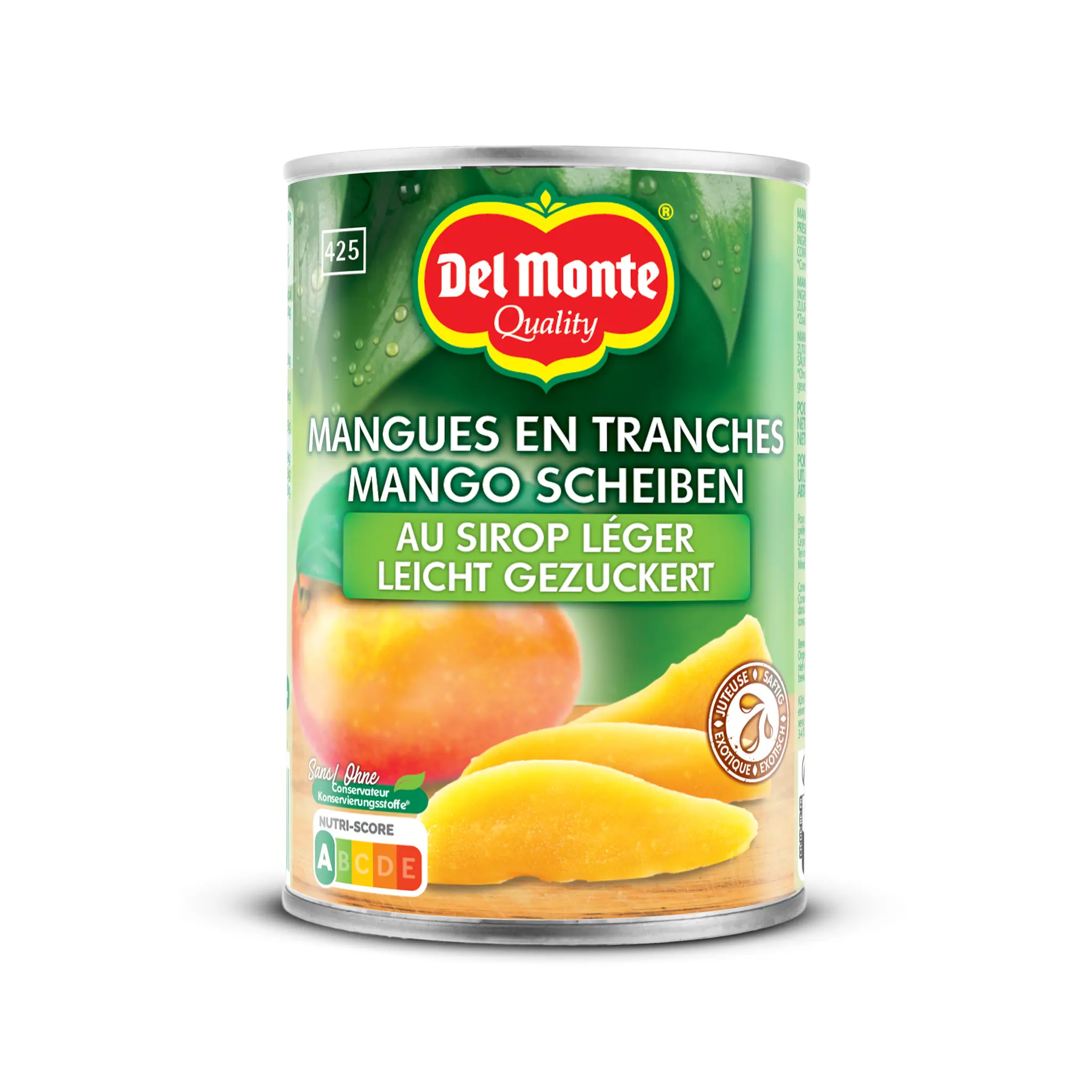 DEL MONTE Mangues en tranches au sirop léger