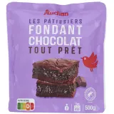 AUCHAN Préparation pour fondant au chocolat tout prêt
