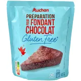 AUCHAN Préparation pour fondant au chocolat sans gluten