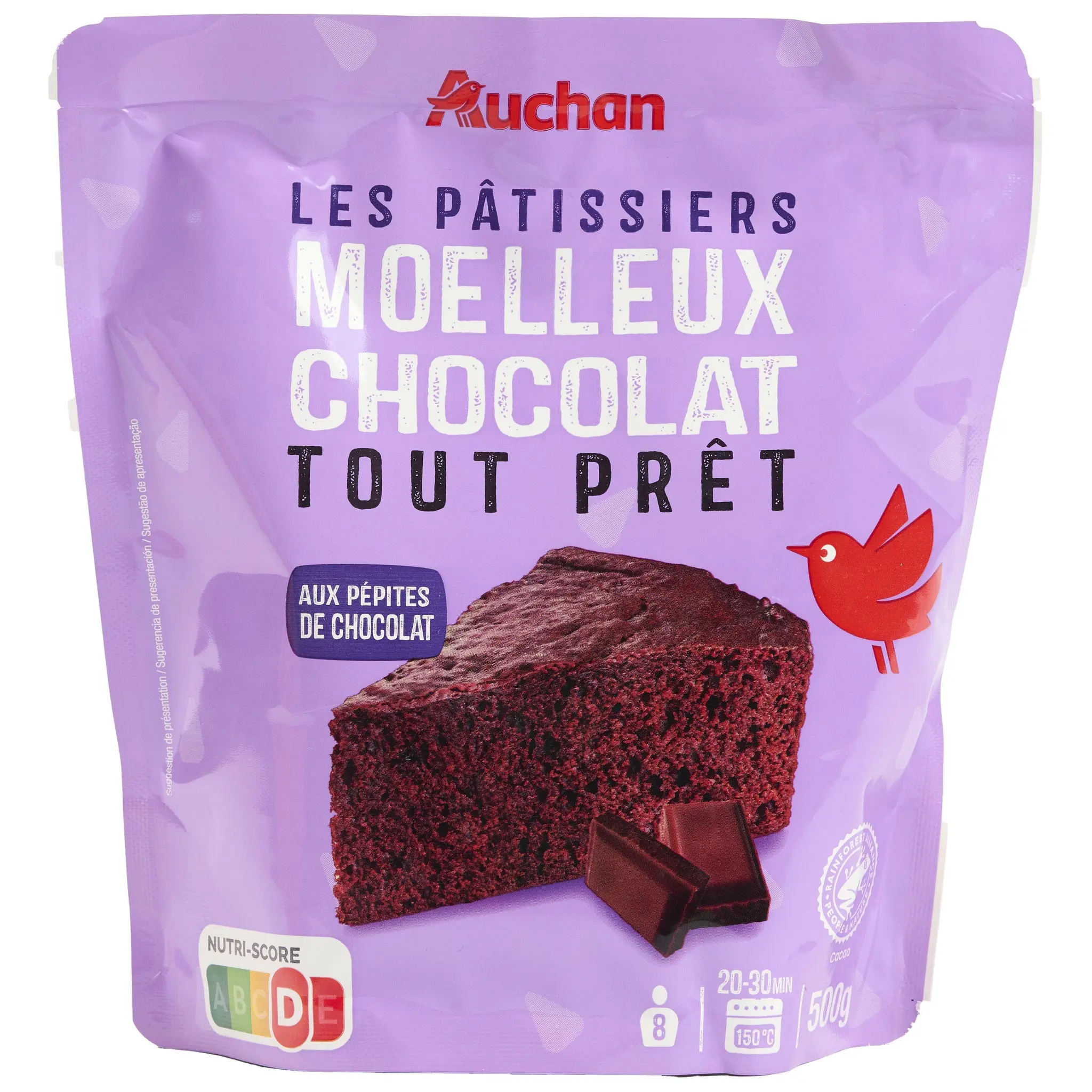 AUCHAN Moelleux au Chocolat tout prêt
