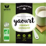PLAISANCE BIO Préparation en poudre pour yaourt ferments lyophilisés