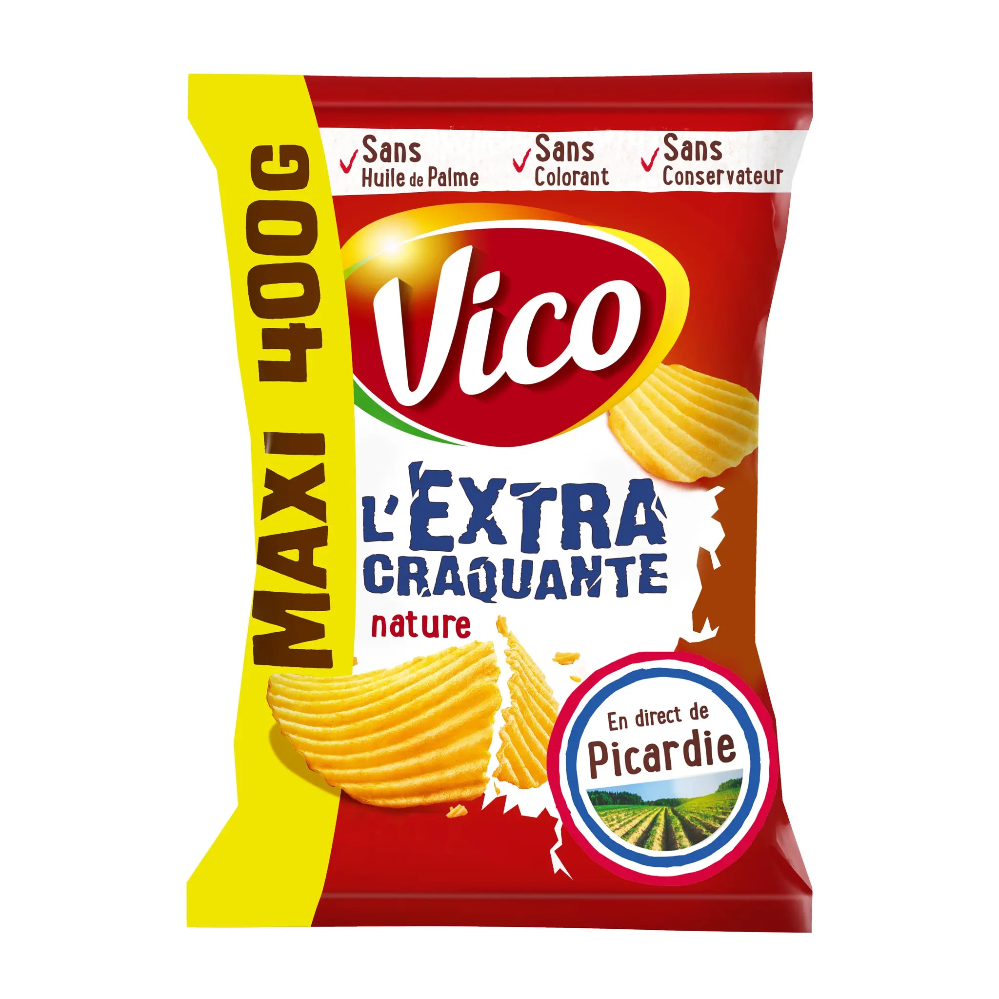 VICO Chips ondulées extra craquantes nature