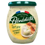 BENEDICTA Sauce tartare aux cornichons et aux câpres en bocal