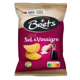 BRETS Chips ondulées saveur sel et vinaigre