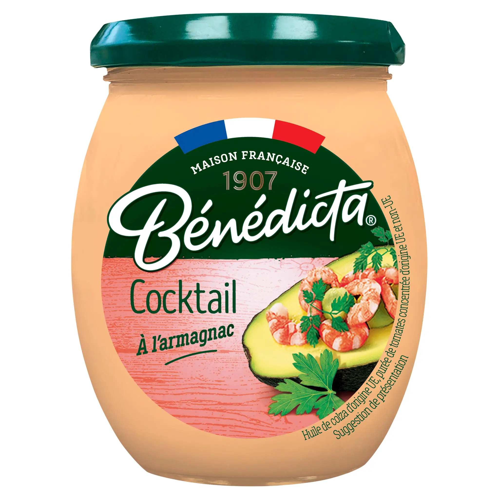 BENEDICTA Sauce cocktail à l'Armagnac en bocal
