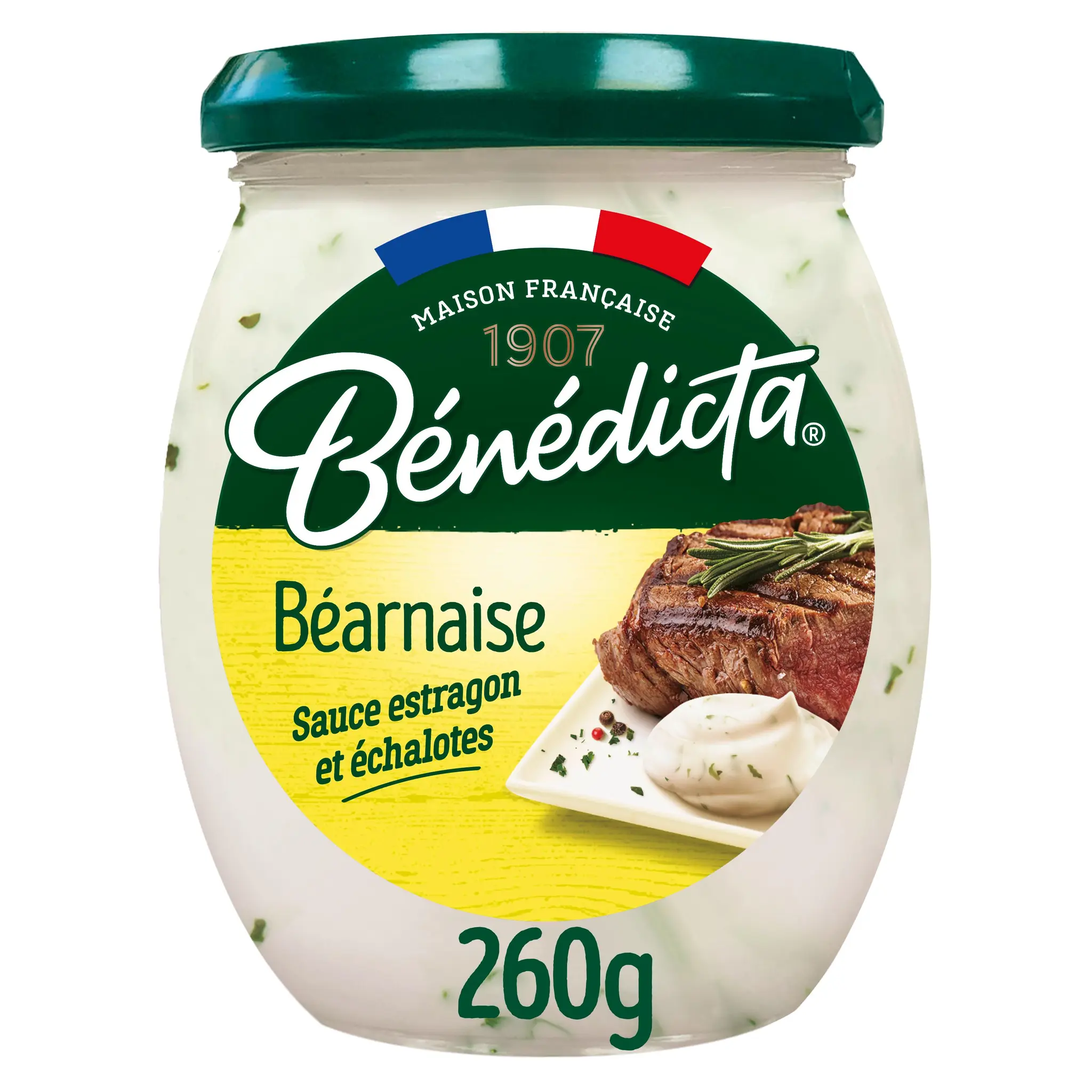 BENEDICTA Sauce béarnaise à l'estragon et échalotes en bocal