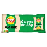 LAY'S Chips paysanne nature en sachet