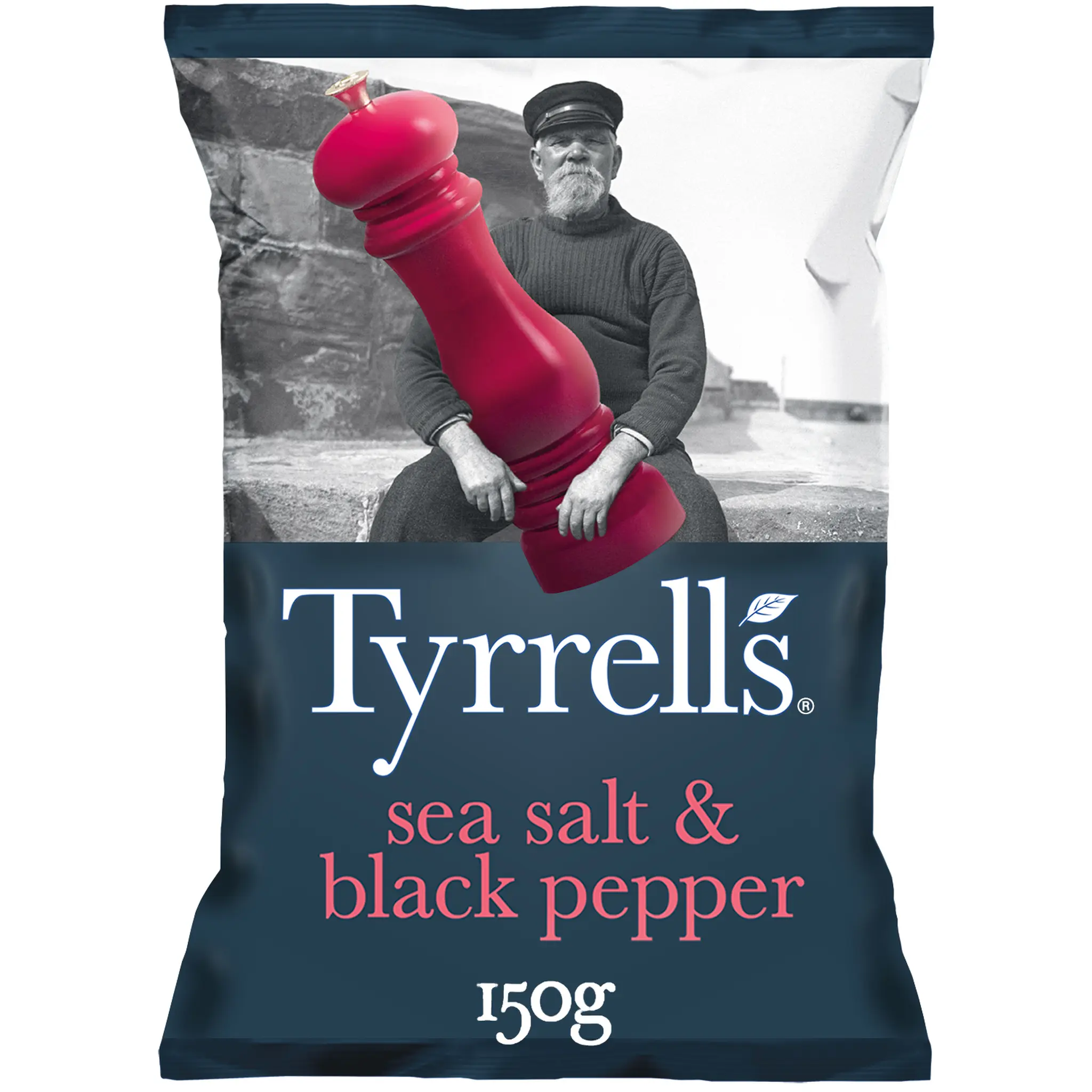 TYRRELL'S Chips au sel de mer et au poivre noir