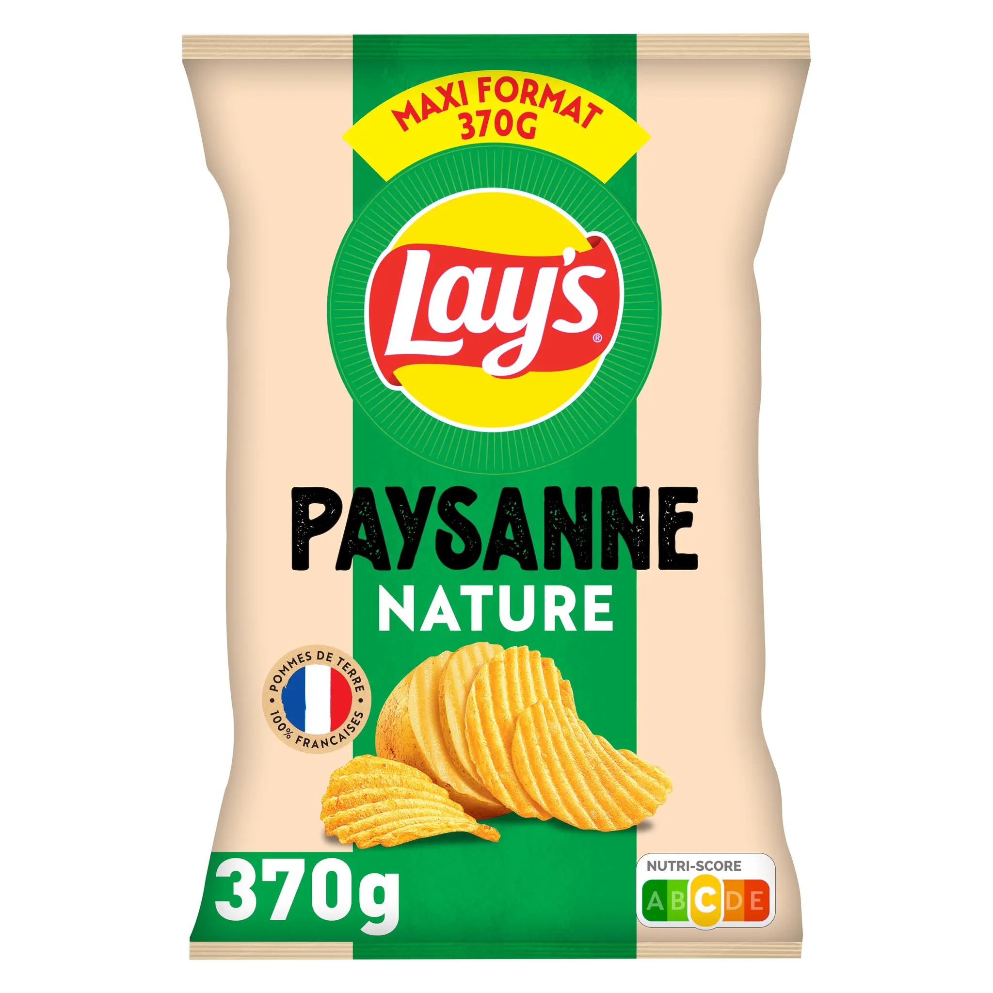 LAY'S Chips ondulées recette paysanne nature