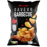 AUCHAN Chips saveur barbecue