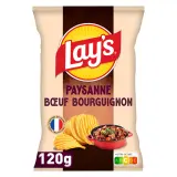 LAY'S Chips ondulées paysanne saveur boeuf bourguignon