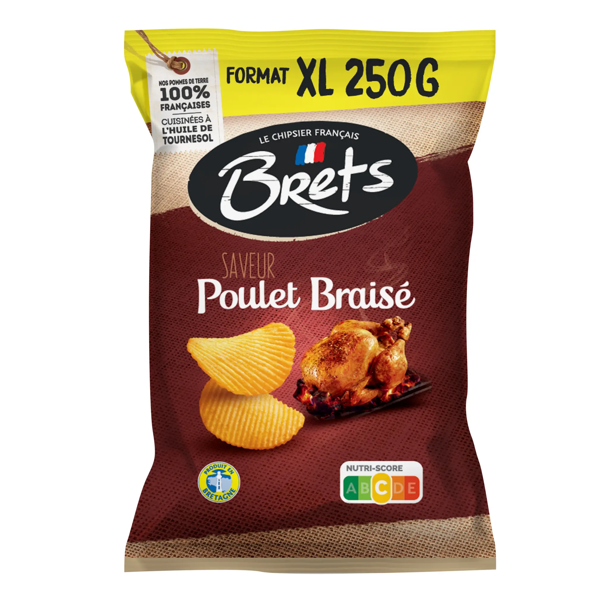 BRETS Chips saveur poulet braisé