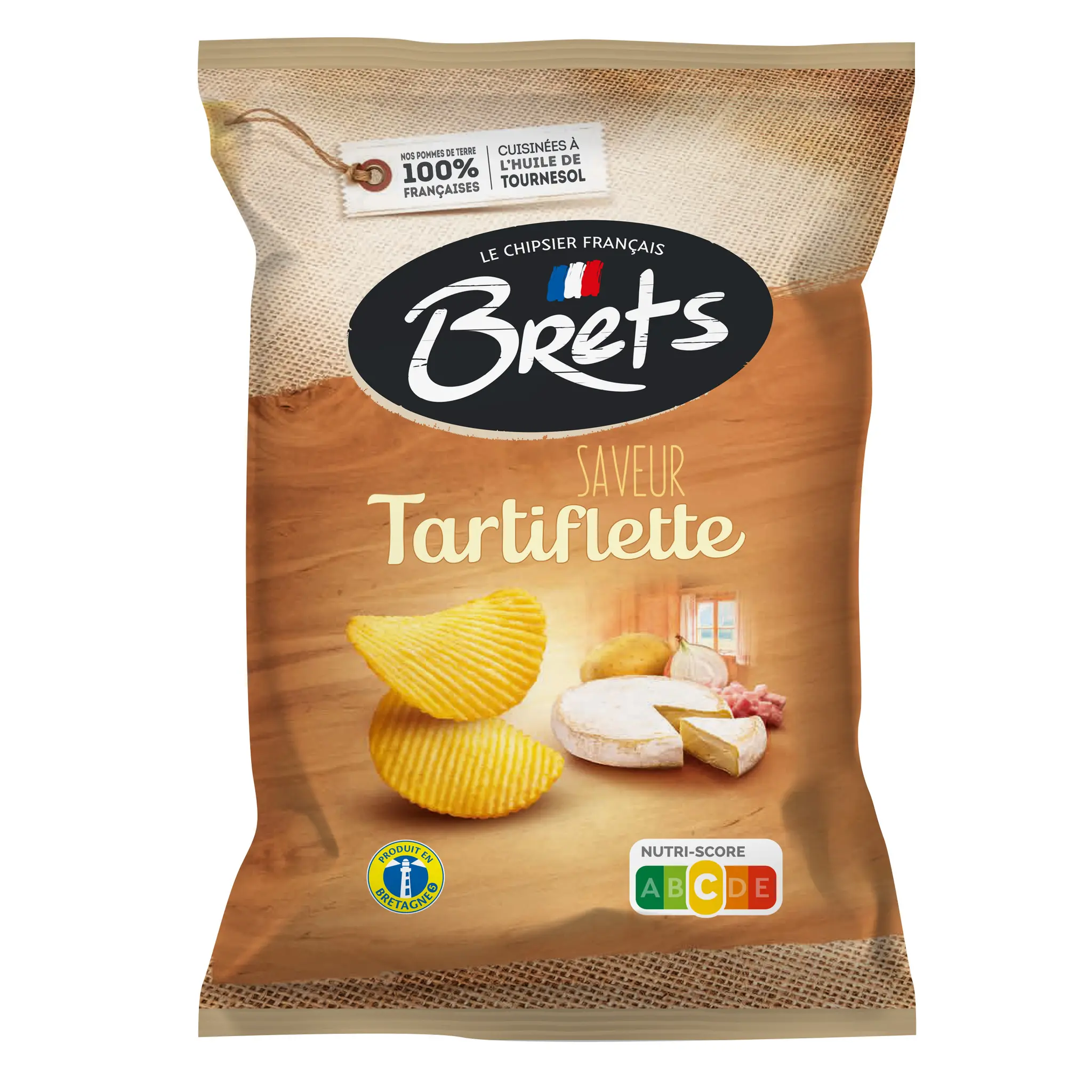 BRETS Chips ondulées saveur tartiflette