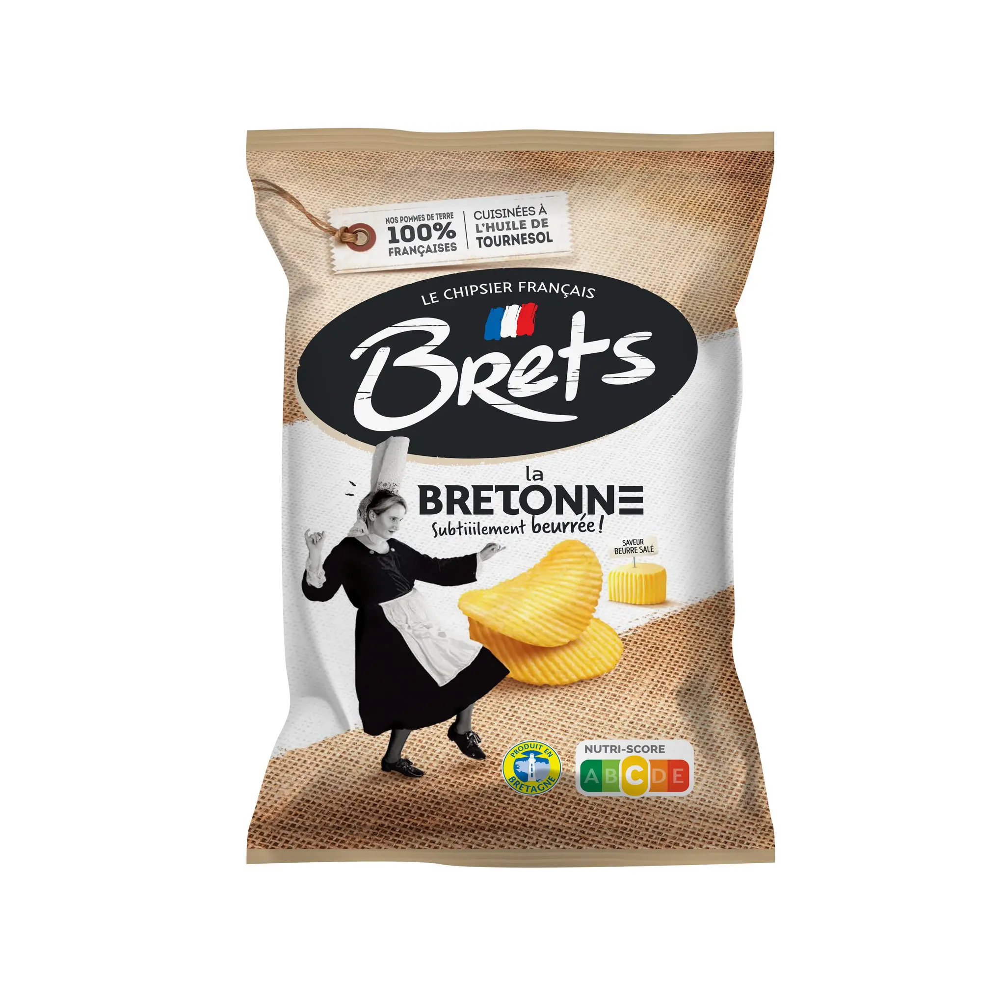 BRETS Chips saveur beurre salé