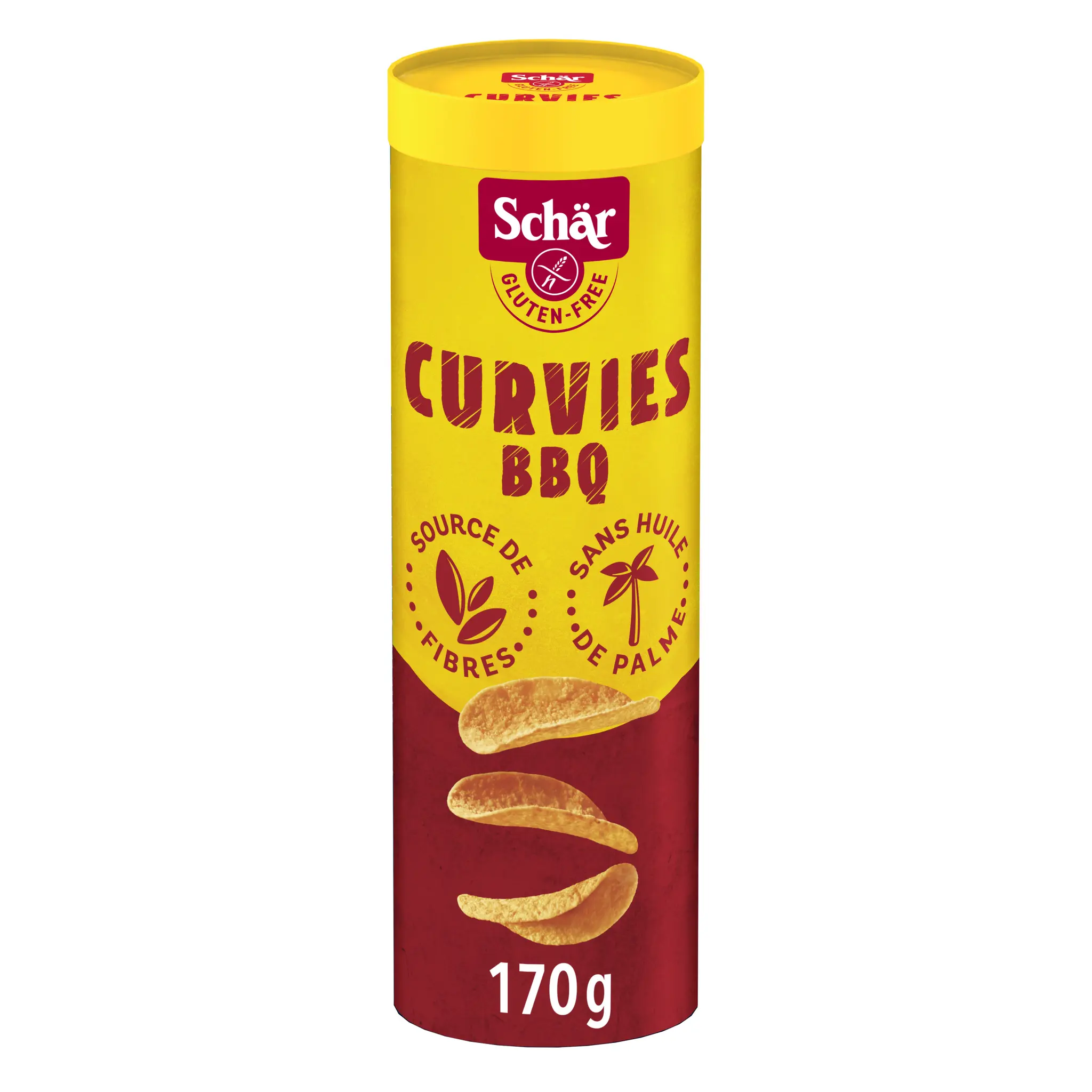 SCHAR Curvies chips barbecue sans gluten