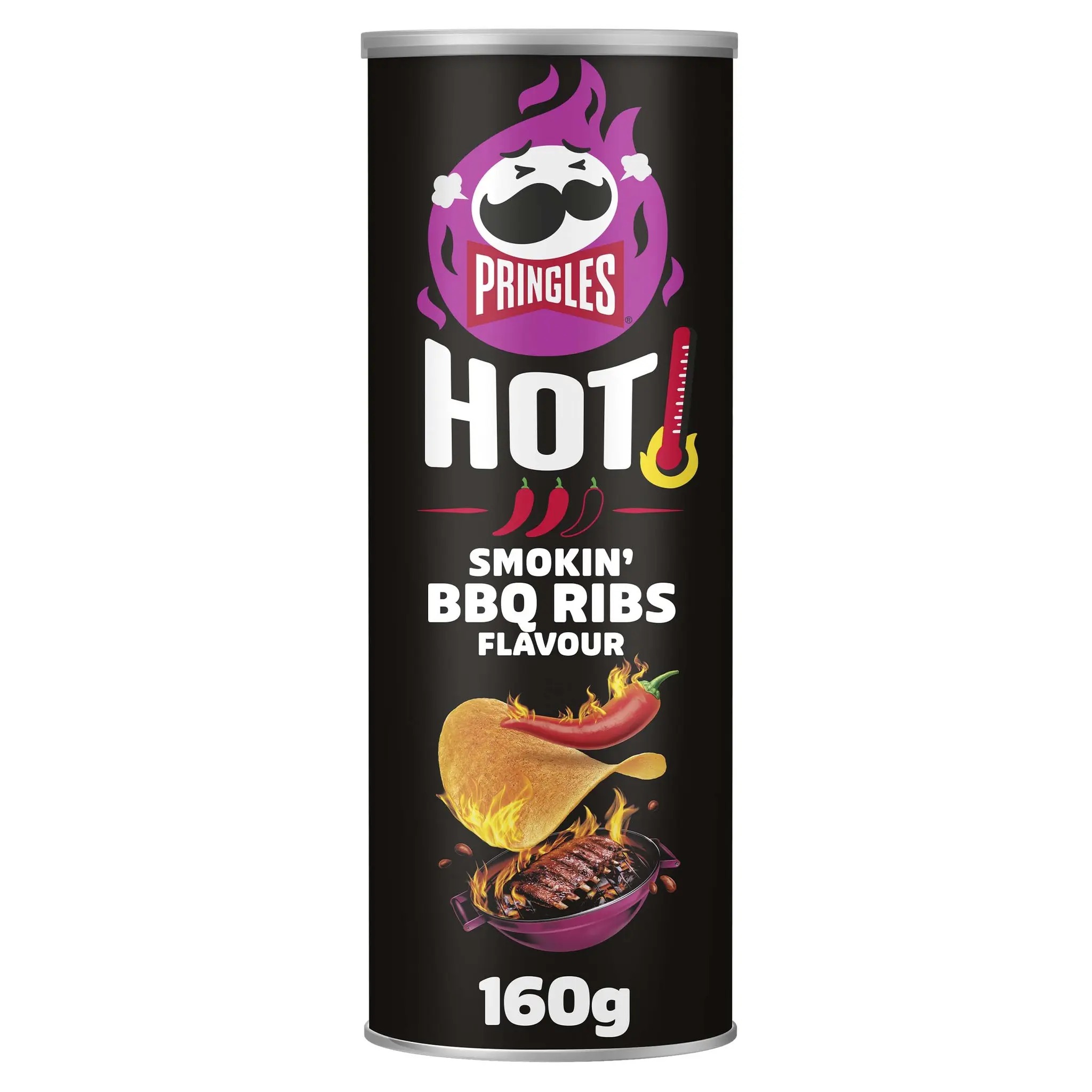 PRINGLES Chips tuiles hot smokin'bbq ribs flavour