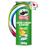 PRINGLES Chips tuiles crème et oignon