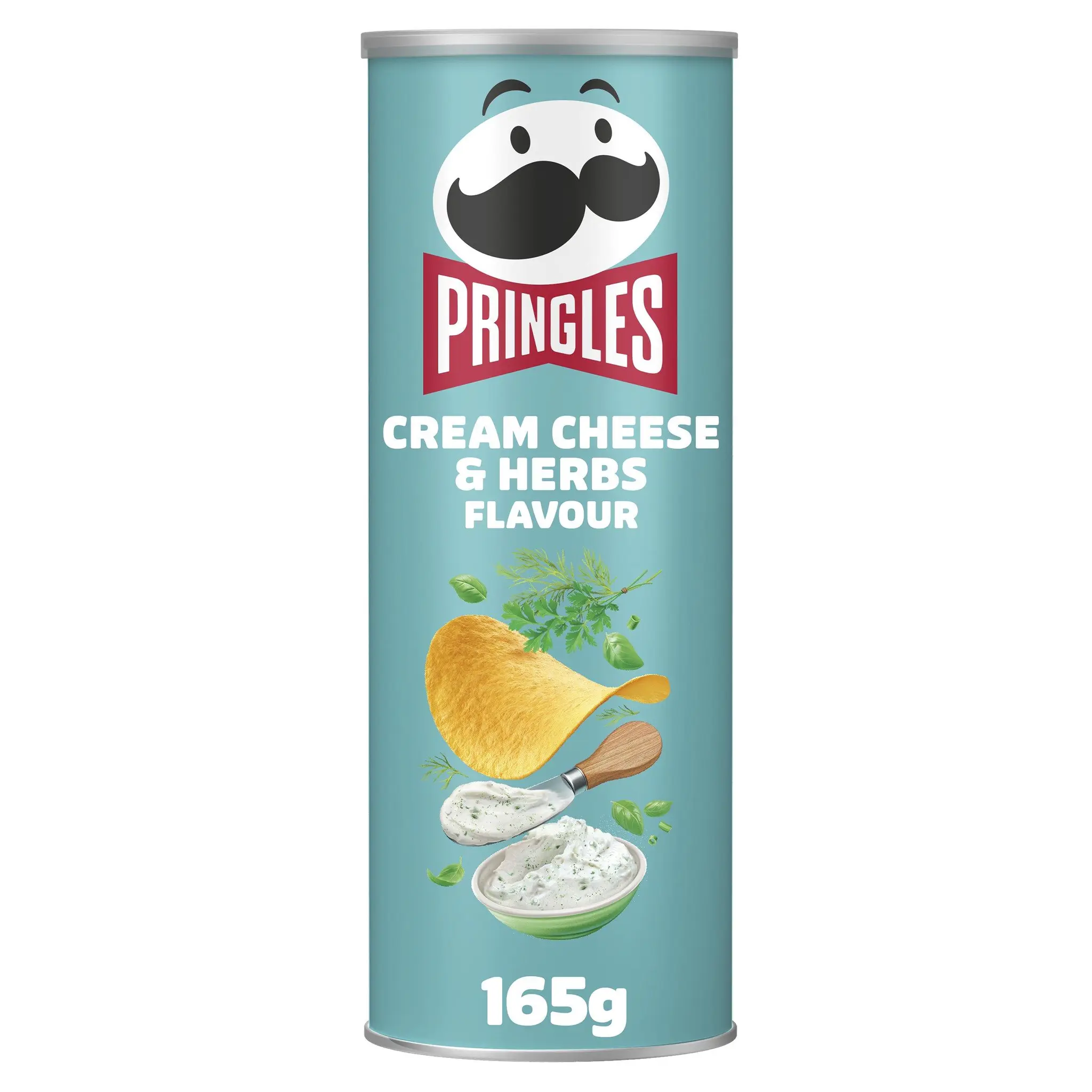 PRINGLES Chips tuiles goût cream cheese et herbes