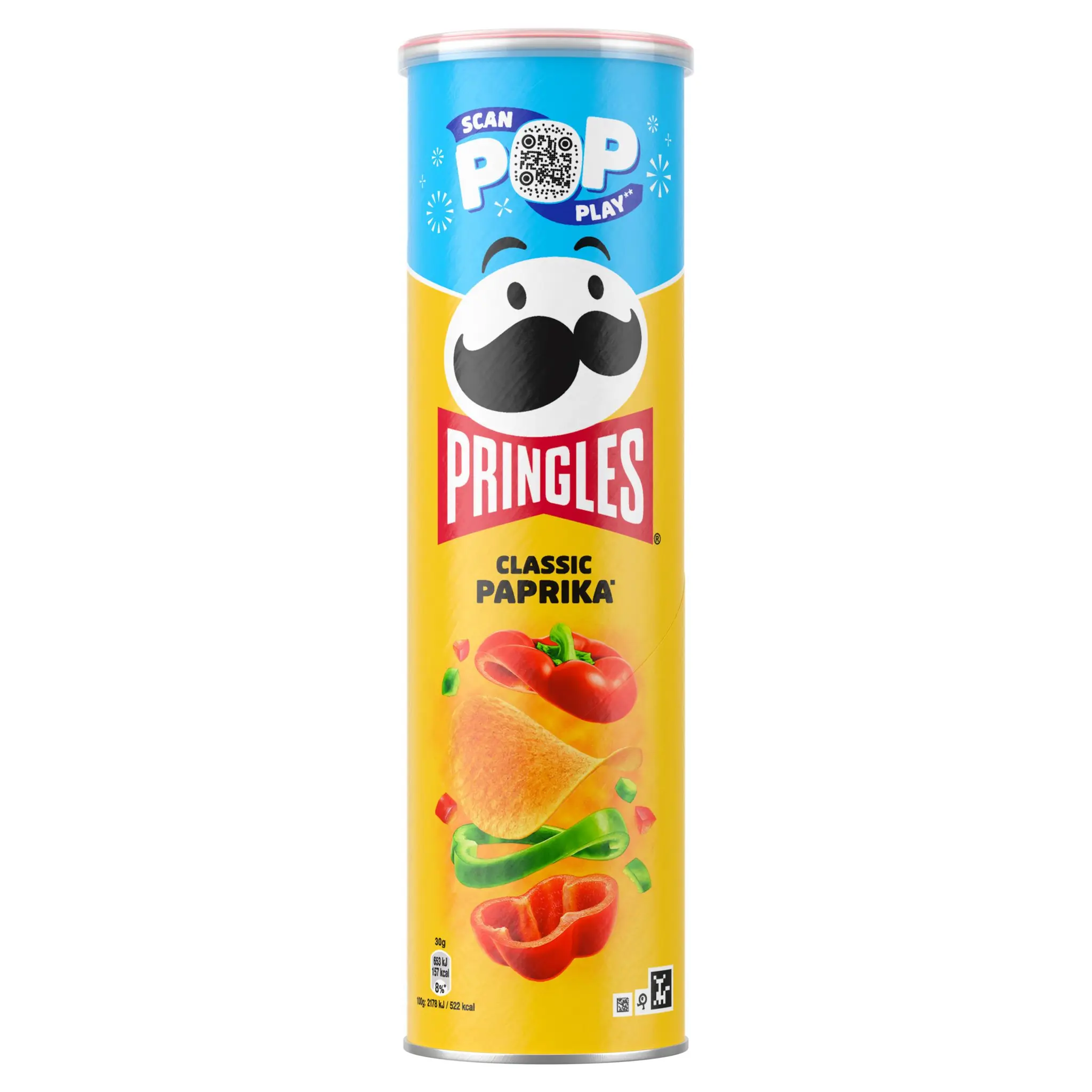 PRINGLES Chipes tuiles saveur paprika
