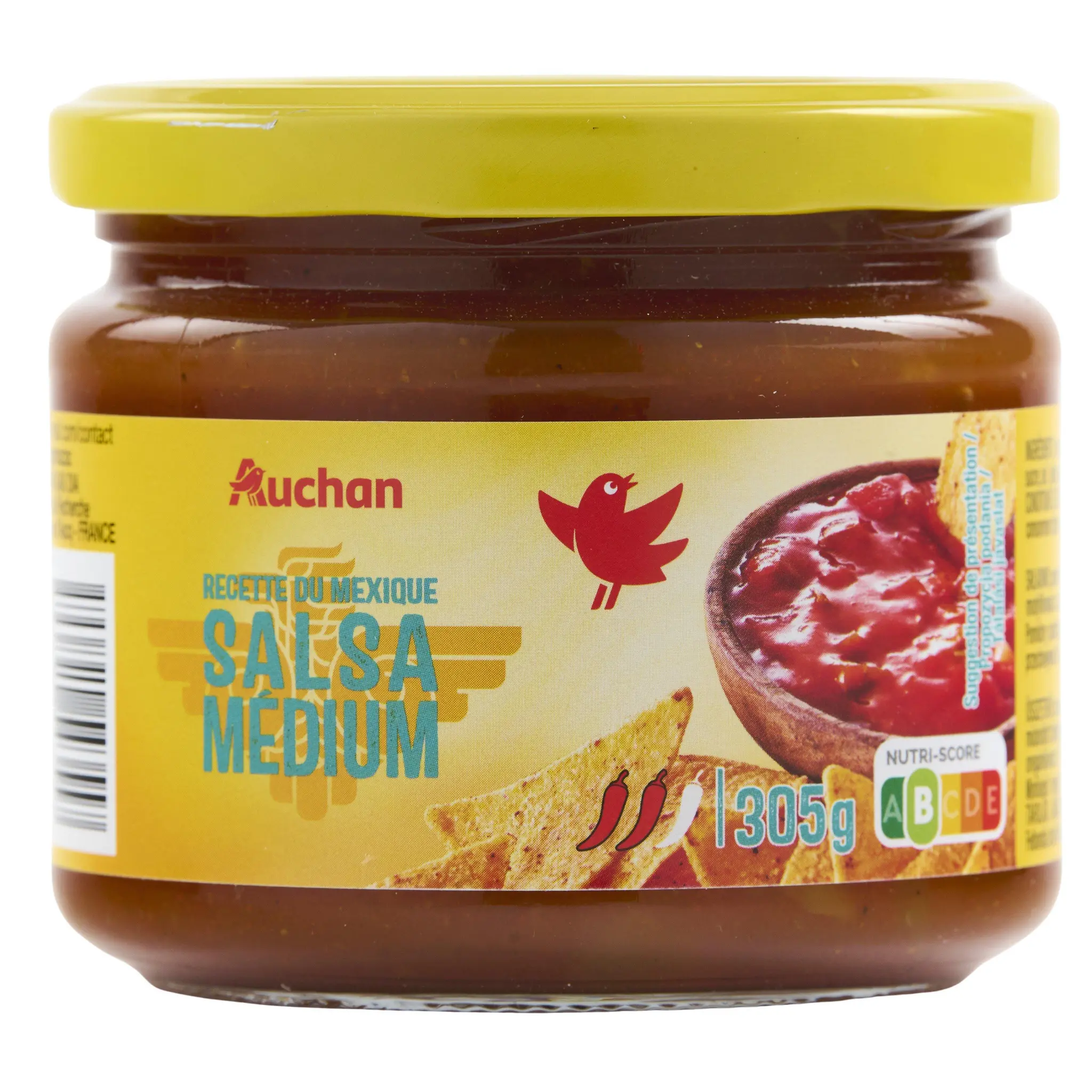 AUCHAN Salsa mexicaine medium