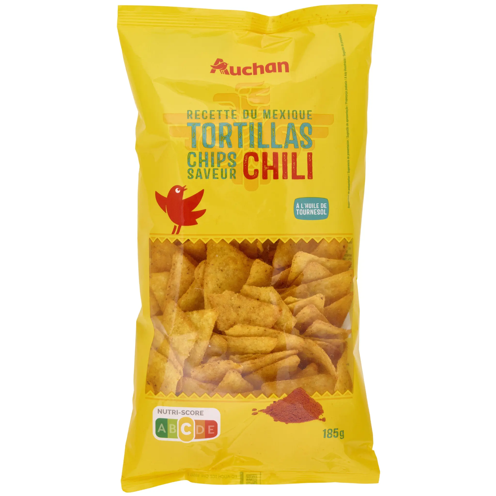 AUCHAN Tortillas saveur chili