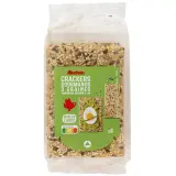 AUCHAN Crackers gourmands 3 graines tournesol sésame et lin