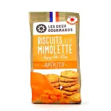 LES DEUX GOURMANDS Biscuits salés à la mimolette d'Isigny-Ste-Mère