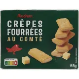 AUCHAN Crêpes apéritif fourrées au comté