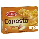 DELACRE Gaufrettes Canasta fourrées au fromage saveur jambon fumé