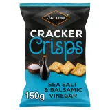 JACOBS Crackers crisps de sel marin et vinaigre balsamique