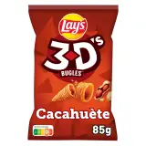 LAY'S Biscuits soufflés 3D's goût cacahuète