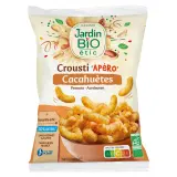 JARDIN BIO ETIC Biscuits soufflés bio à la cacahuètes Crousti Apéro