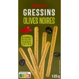 AUCHAN Gressins aux olives