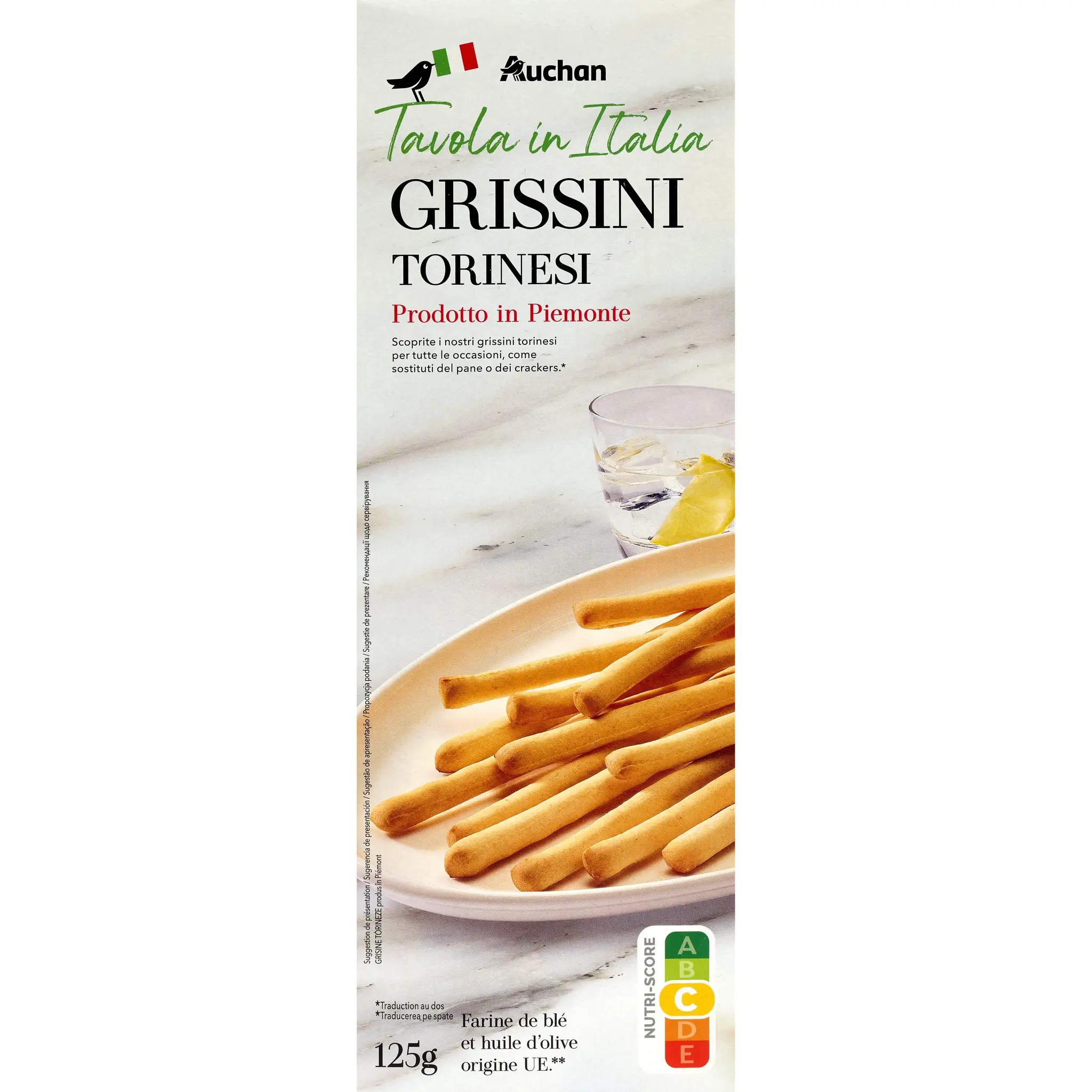 AUCHAN TAVOLA IN ITALIA Grissini Torinesi