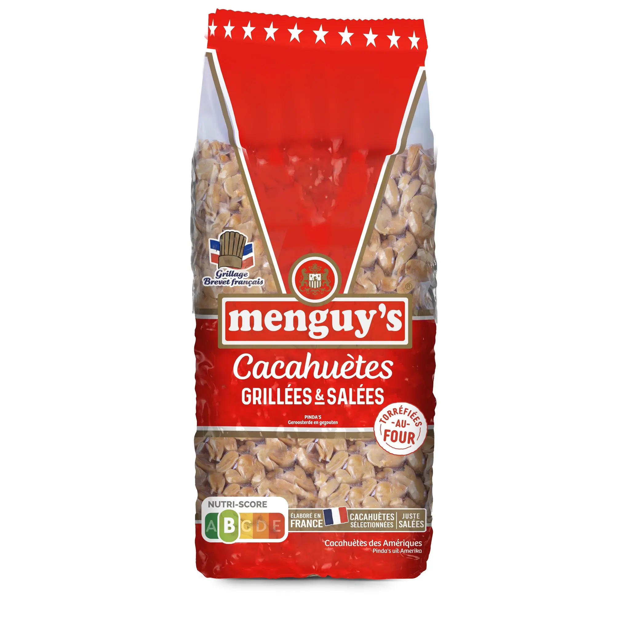MENGUY'S Cacahuètes grillés et salées torréfiées au four