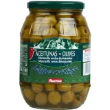 AUCHAN Olives vertes dénoyautées en bocal