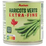 AUCHAN Haricots verts extra-fins