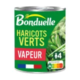 BONDUELLE Haricots verts extra croquants cuits à la vapeur