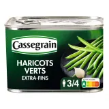 CASSEGRAIN Haricots verts extra fins cueillis main