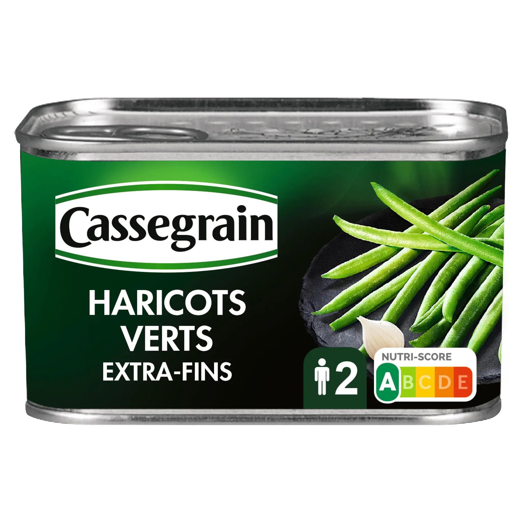 CASSEGRAIN Haricots verts extra fins cueillis main