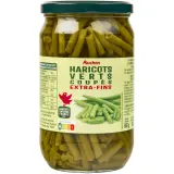 AUCHAN Haricots verts extra fins en bocal
