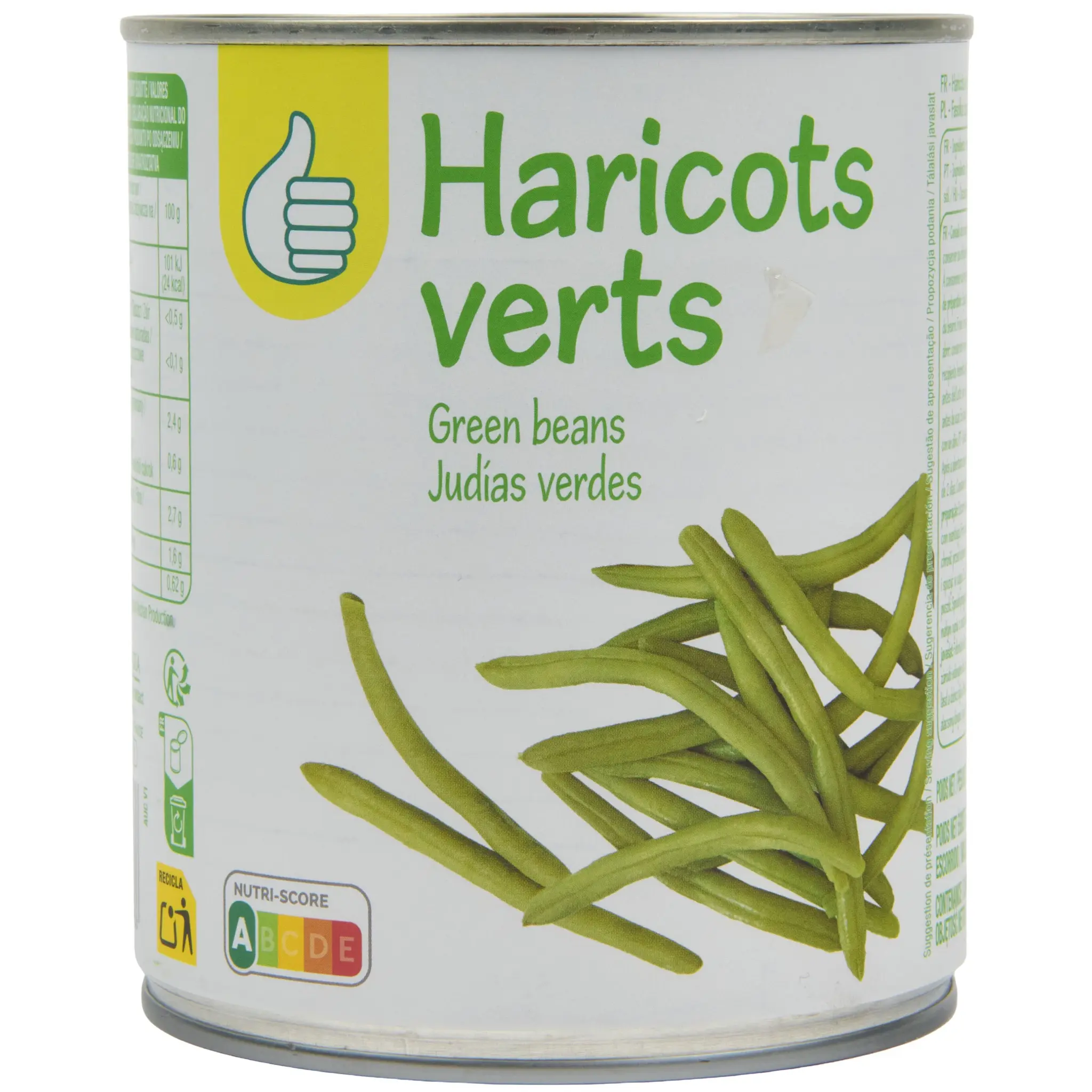 POUCE Haricots verts