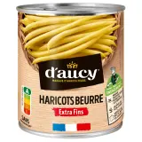 D'AUCY Haricots beurre extra fins 100% cultivés en France