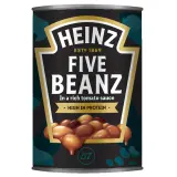 HEINZ Mélange de cinq haricots cuisiné à la sauce tomate