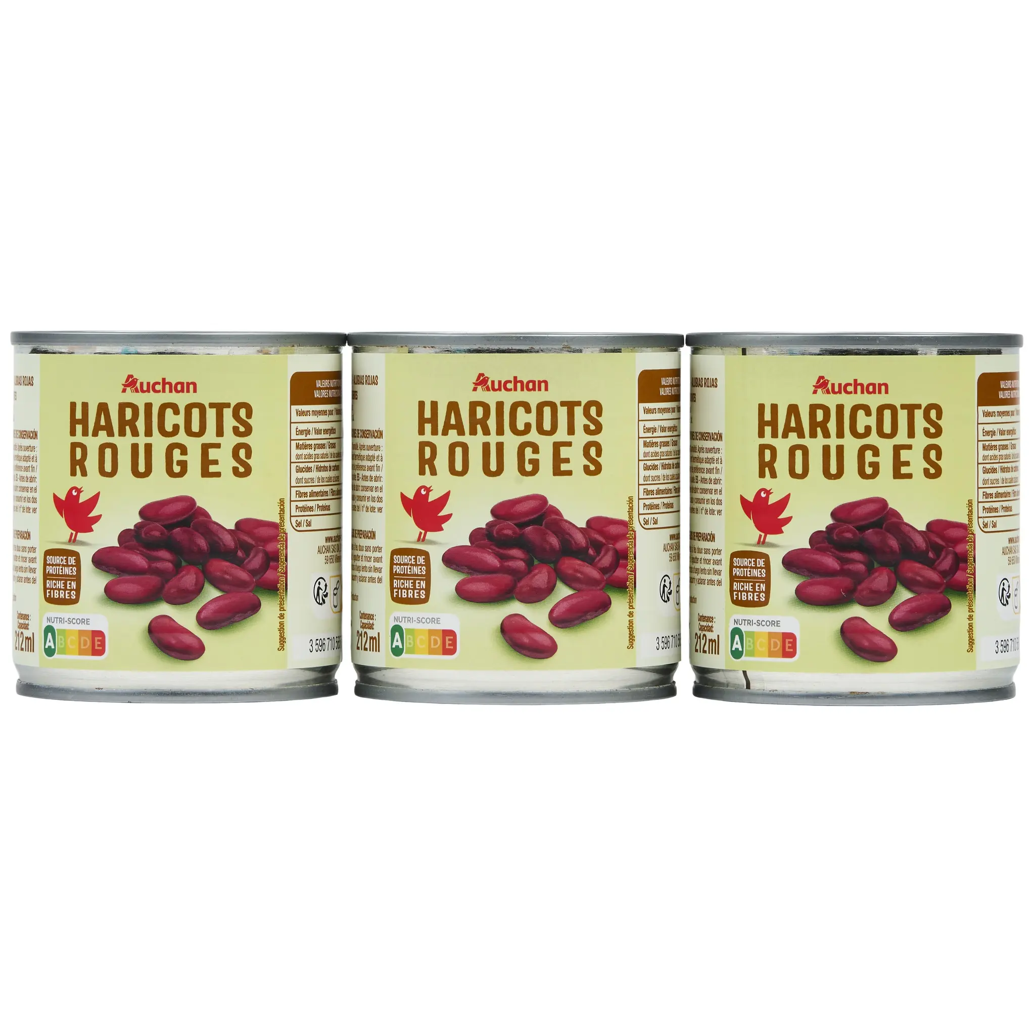 AUCHAN Haricots rouges