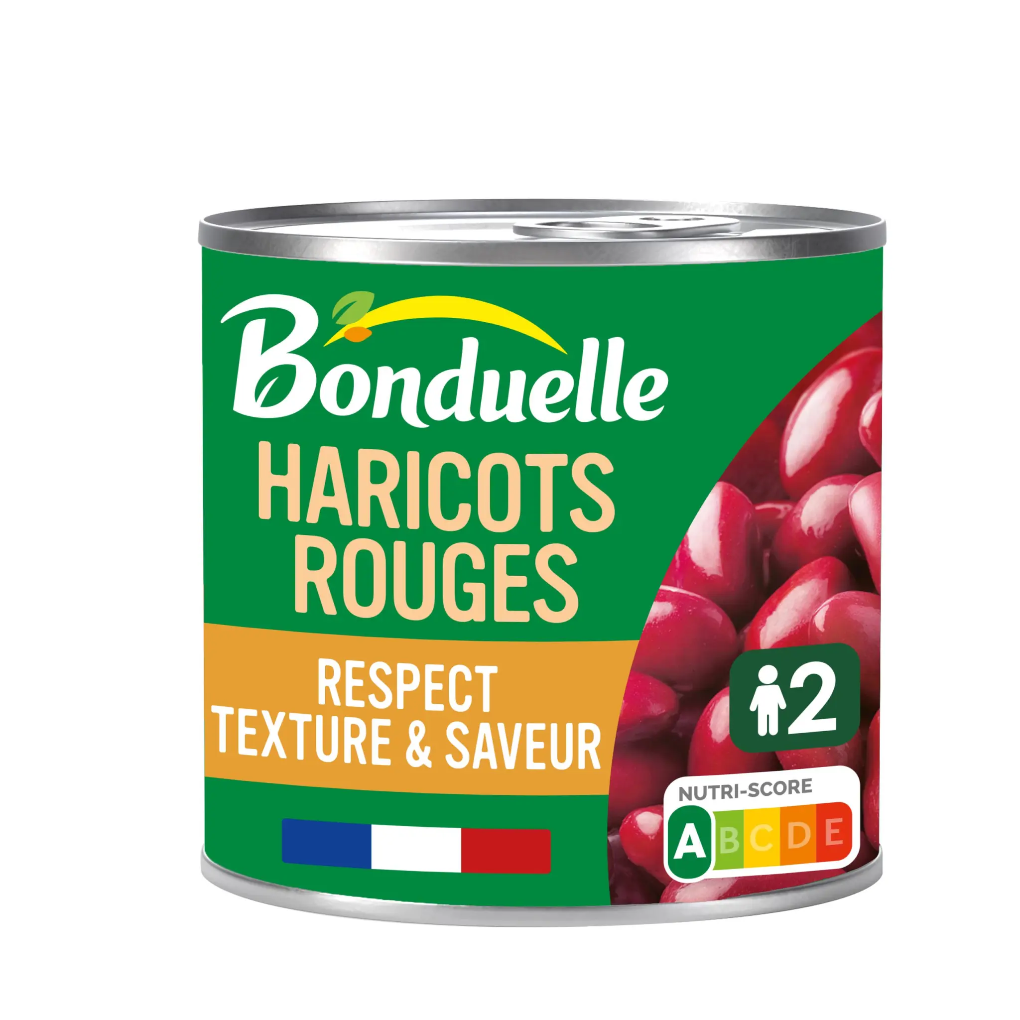 BONDUELLE Haricots rouges cuits dans très peu de jus