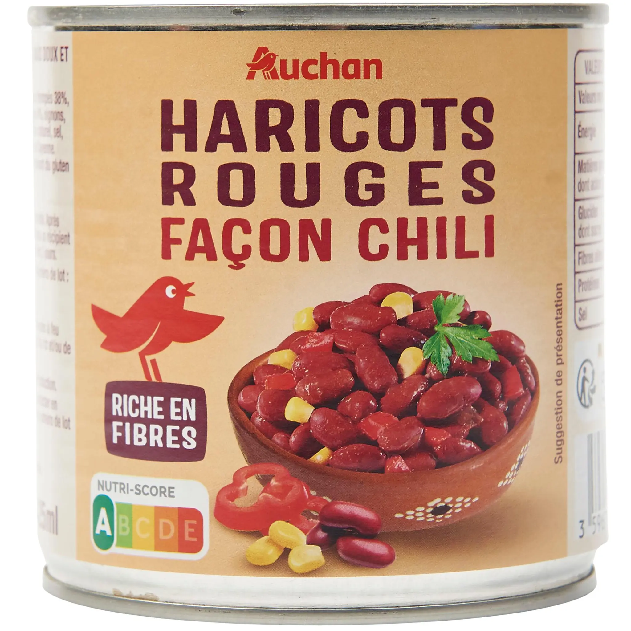 AUCHAN Haricots rouges façon chili