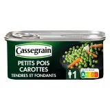 CASSEGRAIN Petits pois carottes tendres et fondants