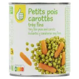 POUCE Petits pois et jeunes carottes à l'étuvée