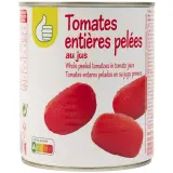 POUCE Tomates entières pelées au jus